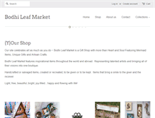 Tablet Screenshot of bodhileafmarket.com